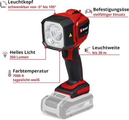 Einhell battery-powered lamp (TC-CL 18/350) Li-Solo Power X-Change without battery