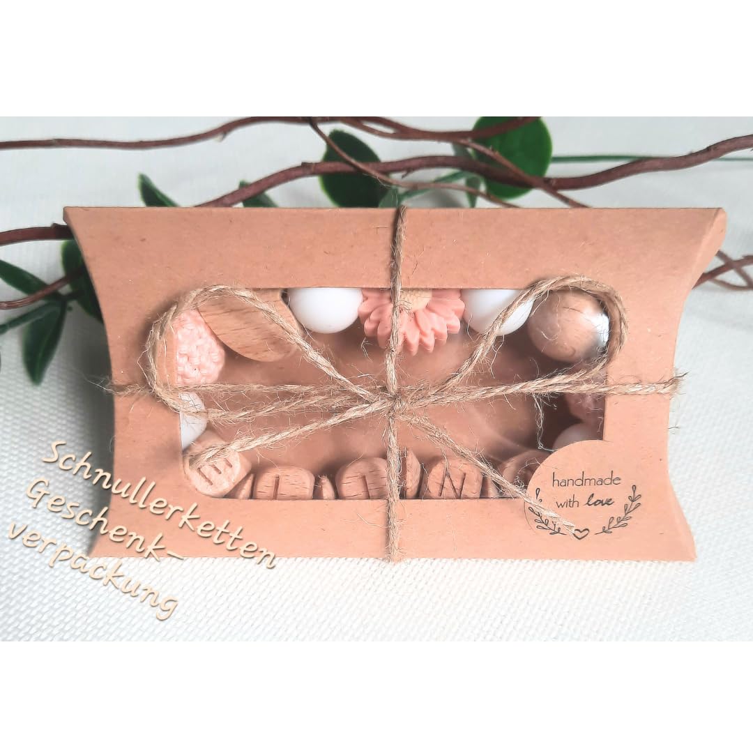 Lovely pacifier chain: Personalized baby gift for girls and boys
