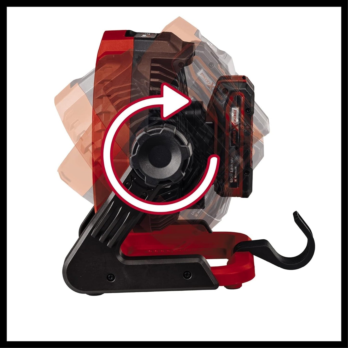 Einhell Akku-Ventilator (GE-CF 18/2200) Li-Solo Power X-Change ohne Akku und Ladegerät