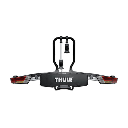 Thule EasyFold XT Fahrradträger für Anhängerkupplung für 2 Fahrräder (Schwarz-Aluminium)
