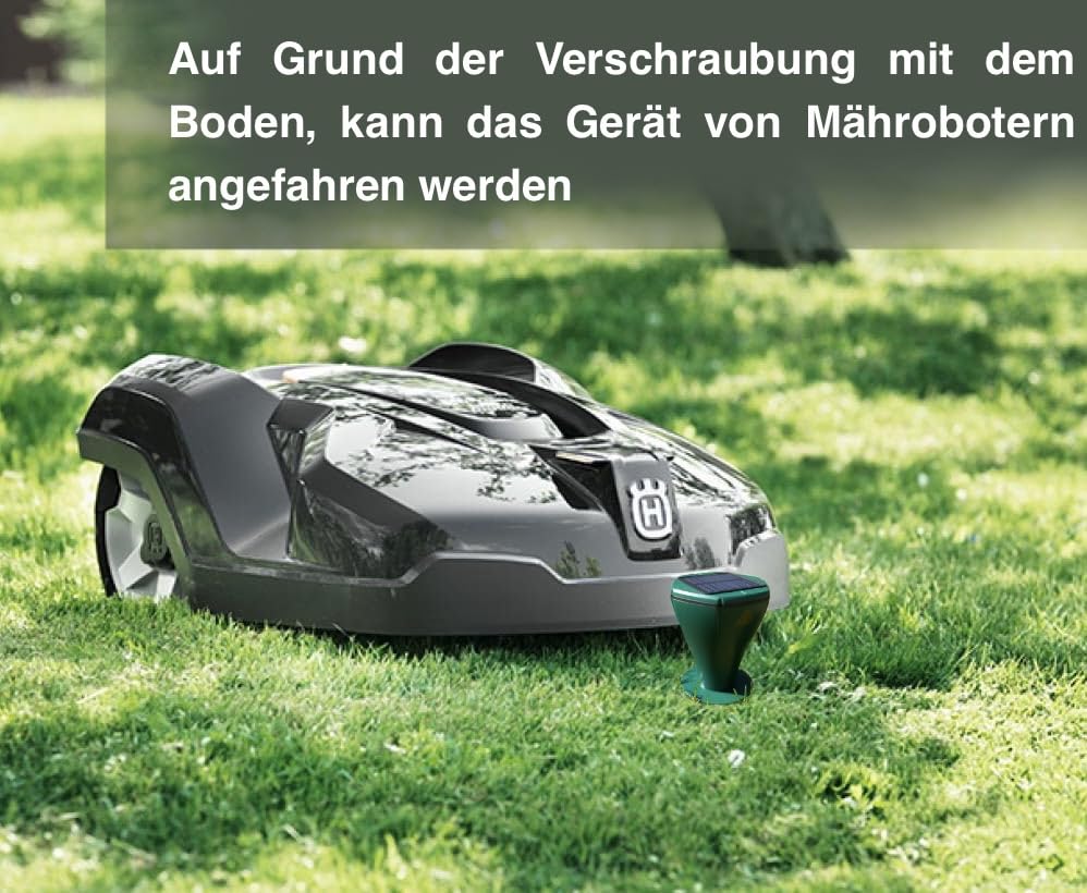 EdenGardens® 'MOLE Repeller' (2er Pack) Maulwurf-Vertreiber OHNE Karbid