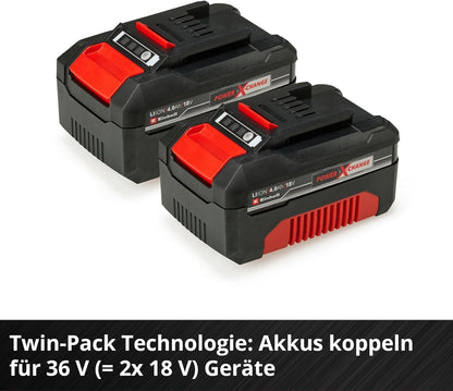 Original Einhell Proaktiv Akku PXC-Twinpack 4,0Ah Power X-Change (Li-Ion, 18V)