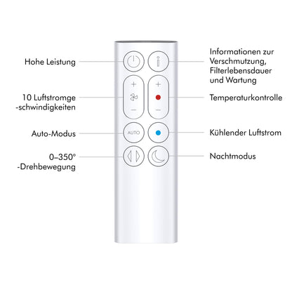 Dyson Purifier Hot+Cool 'Gen1 HP10' Luftreiniger mit Heiz- und Kühlfunktion