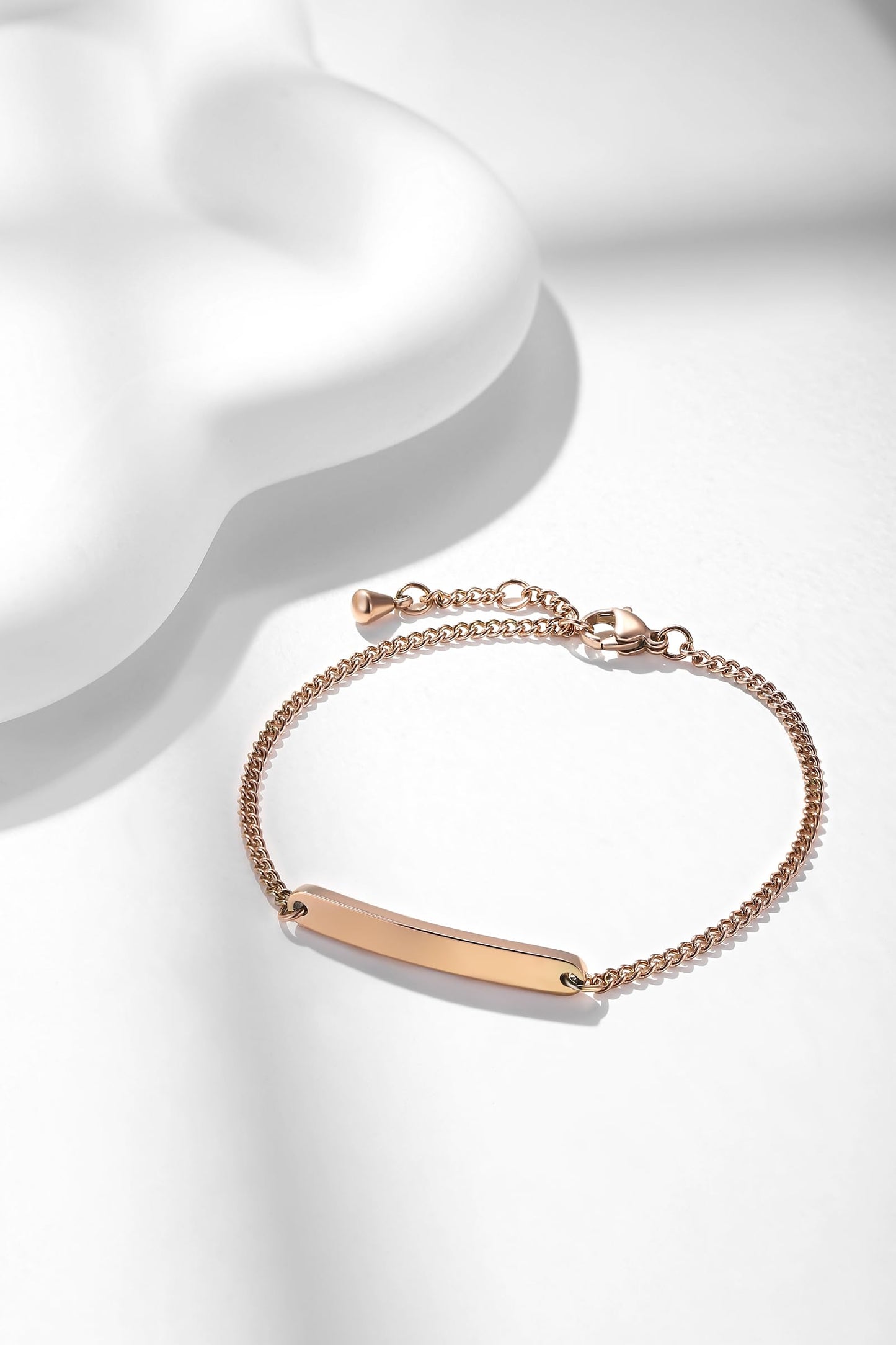 TMT Personalized ladies bracelet with engraving in silver, gold and rose gold