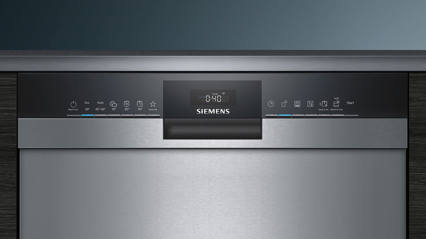 Siemens iQ300 Smart Dishwasher (SN43ES14VE) with cutlery drawer - 60cm