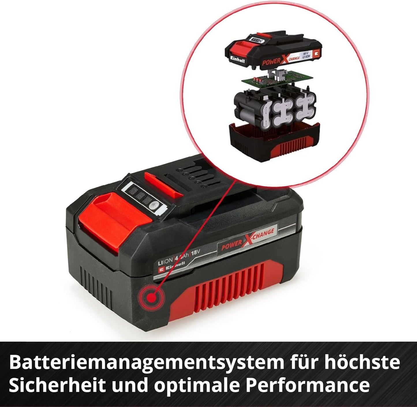 Original Einhell Proaktiv Akku PXC-Twinpack 4,0Ah Power X-Change (Li-Ion, 18V)