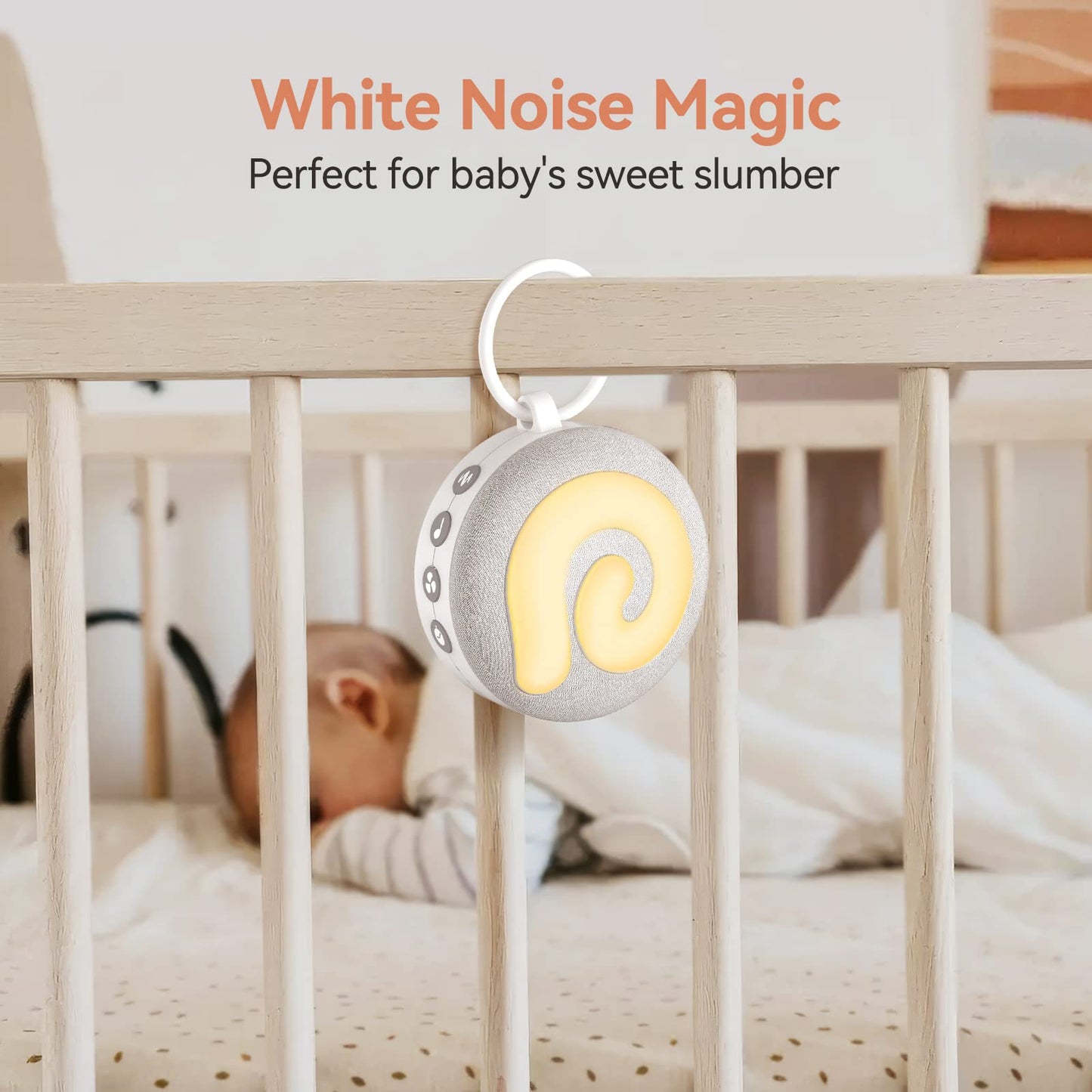Dreamegg D11 Einschlafhilfe für Babys: 21-Sound Maschine, USB Wiederaufladbar