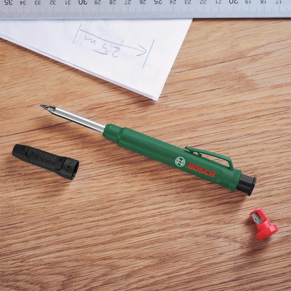 Bosch Home and Garden Tieflochmarker-Bleistift zum Markieren auf Stein, Holz, Papier