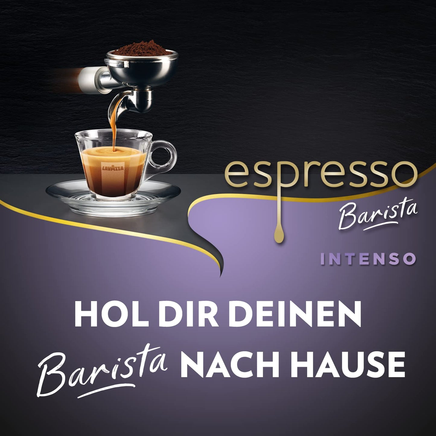 LAVAZZA Espresso Barista Intenso (1kg): Arabica &amp; Robusta coffee beans with cocoa and wood aromas | Intensity 9/10