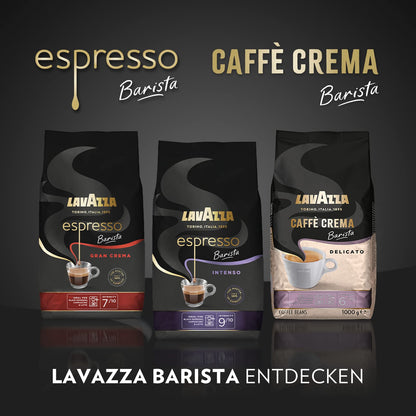 LAVAZZA Espresso Barista Intenso (1kg): Arabica &amp; Robusta coffee beans with cocoa and wood aromas | Intensity 9/10
