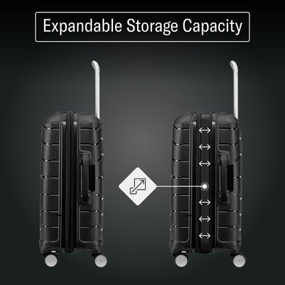 SAMSONITE 'Freeform Hardside' hard-shell suitcase: Expandable with double swivel wheels 