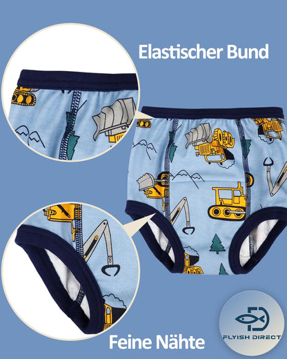 FLYISH DIRECT 6x Potty Training Pants (Unisex): Leak-proof, OEKO-TEX certified