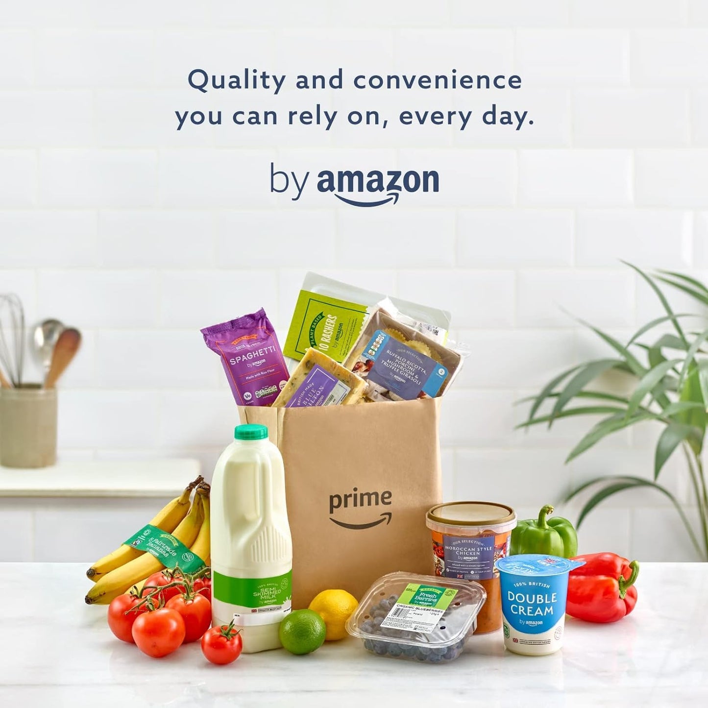 by Amazon Long-life whole milk 3.5% fat: 1 liter (6-pack)
