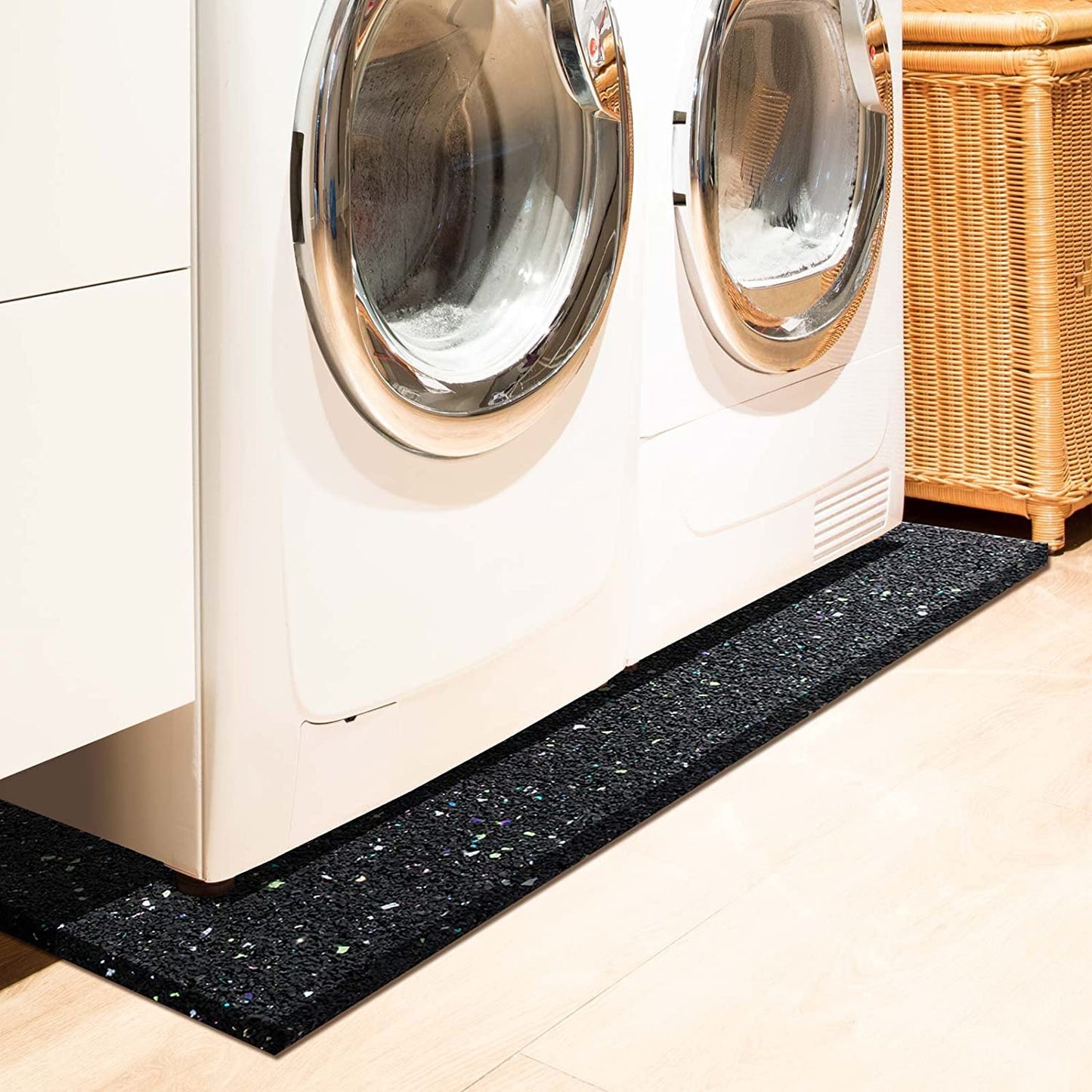 Floordirekt anti-vibration mat (60x60cm) | Rubber mat for washing machine, sound insulation