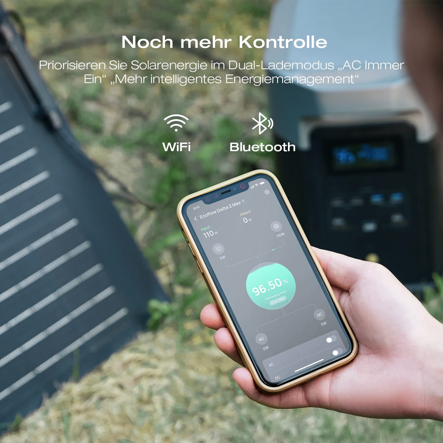 EcoFlow 'DELTA 2 MAX' tragbare Powerstation: Solargenerator für Zuhause, Camping, Wohnmobil