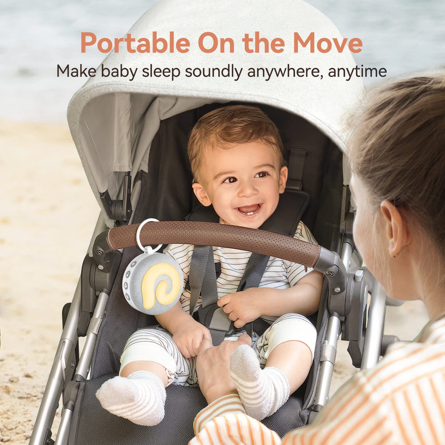 Dreamegg D11 Einschlafhilfe für Babys: 21-Sound Maschine, USB Wiederaufladbar