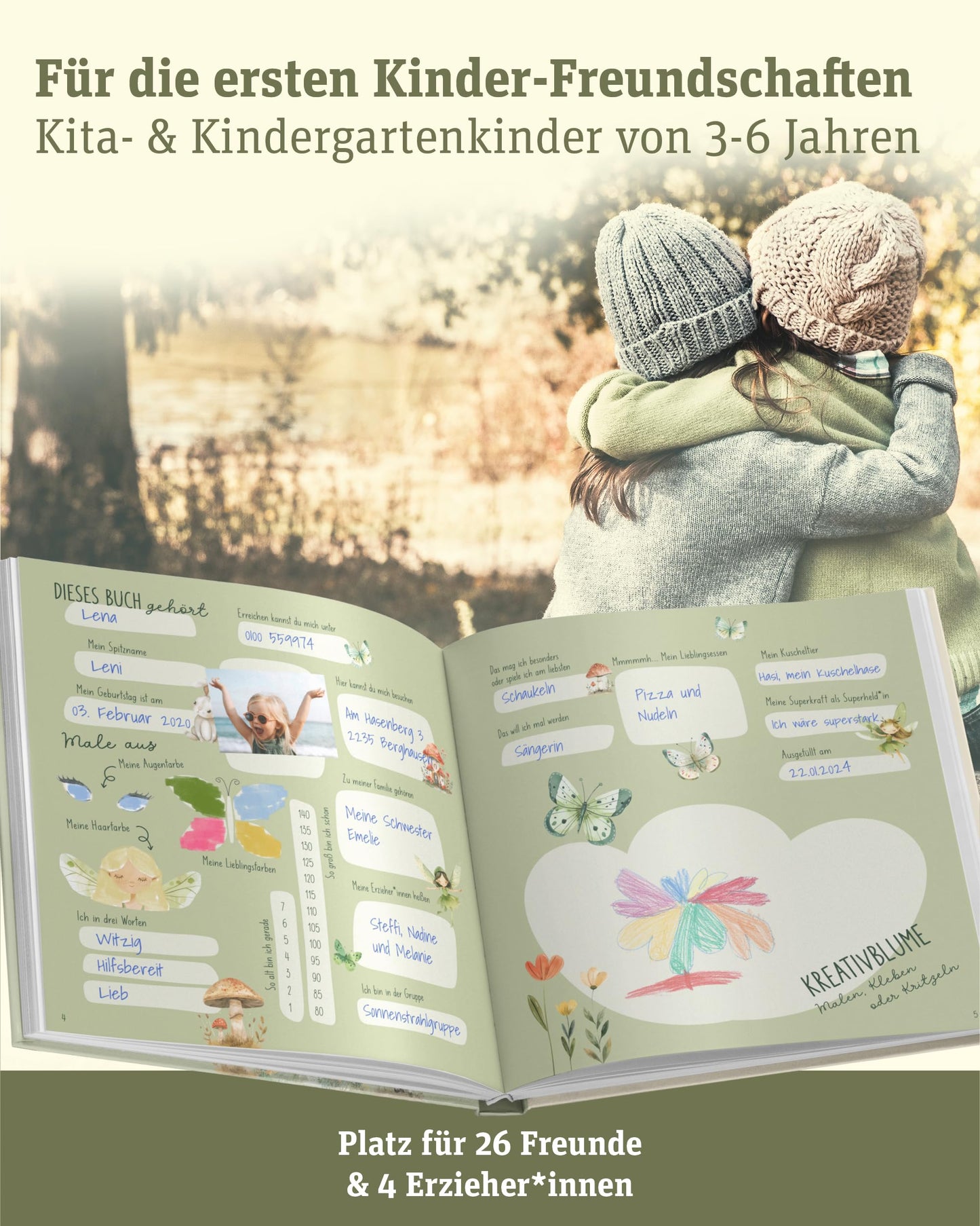 My magical kindergarten friends: The friendship book for kindergarten children