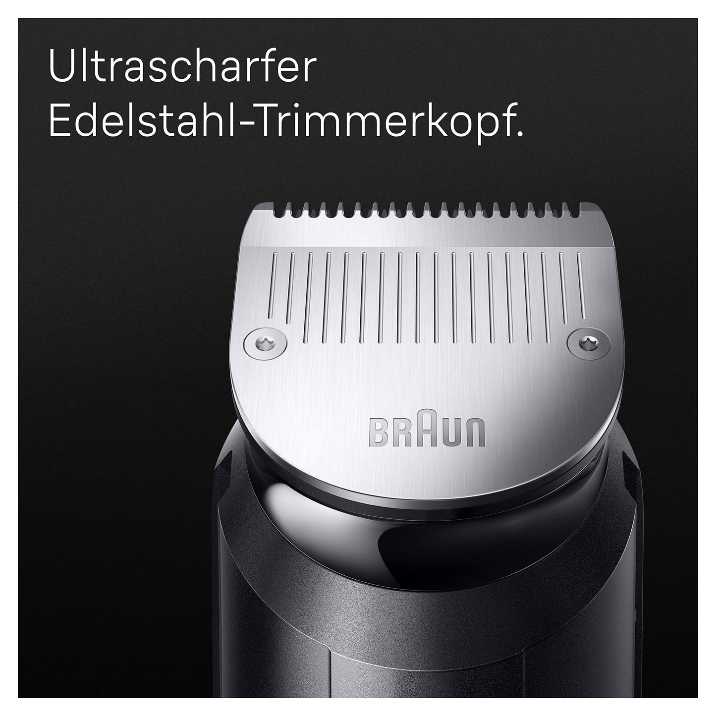 BRAUN (MGK7410) All-In-One Bartpflege Bodygroomer-Set mit Nasenhaartrimmer: Wasserdicht