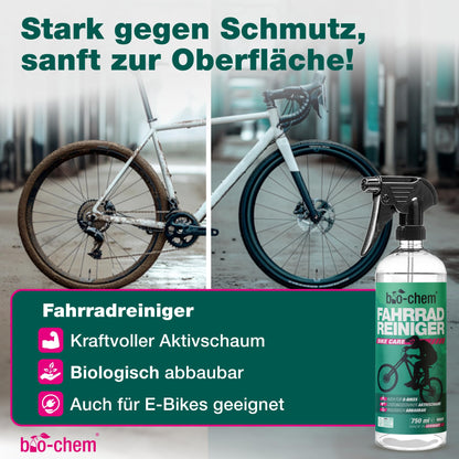 bio-chem All-in-One Bicycle Cleaning Set 'PROFI' (7 pieces): Effective, gentle on materials