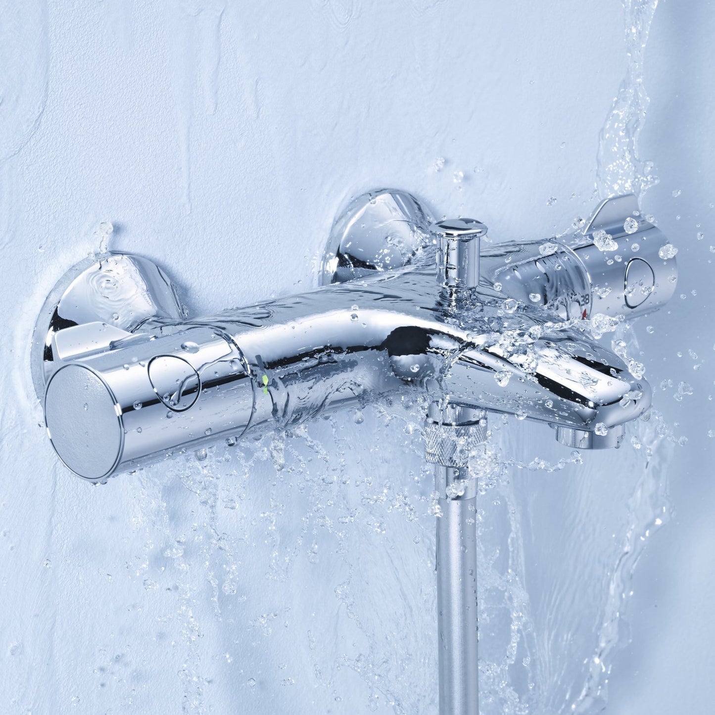 Grohe Grohtherm 800 Thermostatbatterie (Chrom): SafeStop, TurboStat