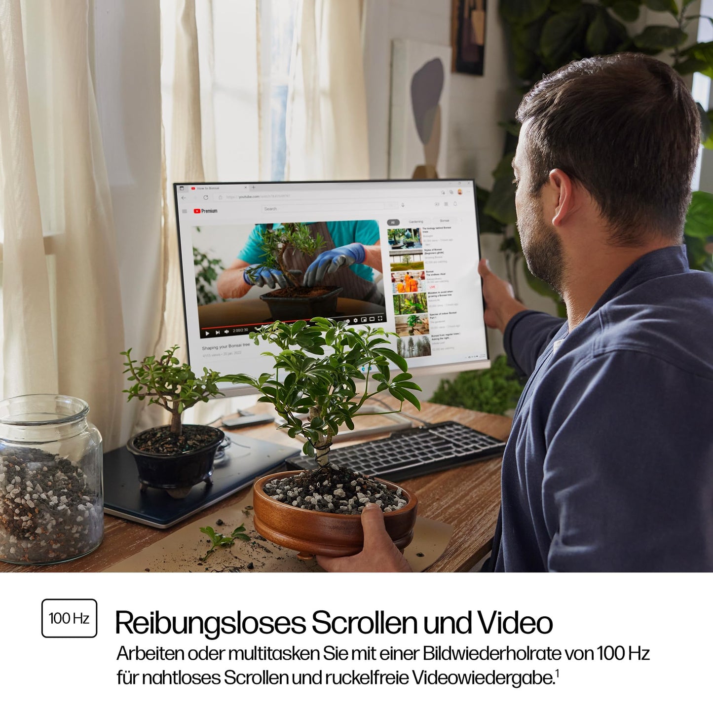 HP Series 5 (527sa) FHD IPS Monitor mit Lautsprechern | 27 Zoll, 100Hz, Entspiegelt, Neigbar