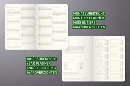 Planning book 2026 Extra-Large: A4+, hardcover, 192 pages, pen loop, archive pocket