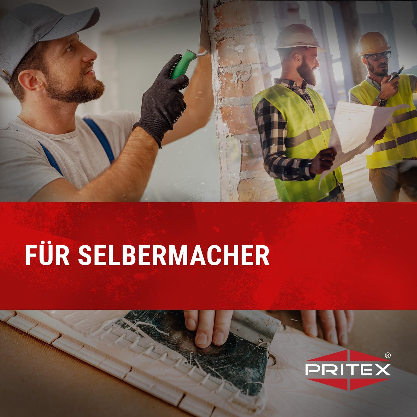 PRITEX Profi Montagekleber (10x 300ml): Haftstarker Universalkleber für Innen