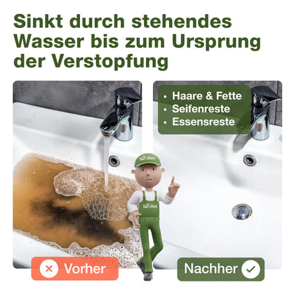 bio-chem Haar-Weg Abflussreiniger EXTRA STARK (1000ml) Made in Germany