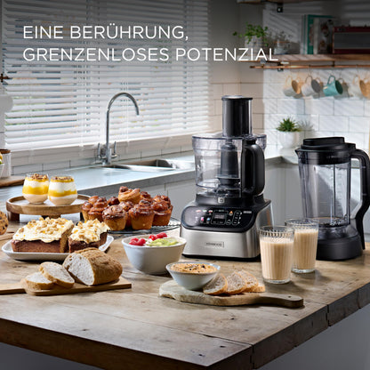 Kenwood 2-in-1 Compact MultiPro OneTouch (FDM73.480SS): Integrated scale, 1000W (Silver)