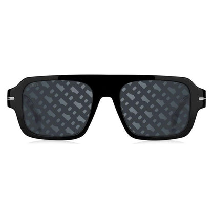 Hugo Boss '1595/S' sunglasses for men with a 2-year warranty (jet black)