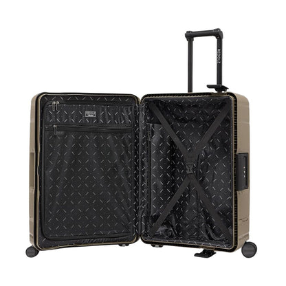 REDOLZ 'Essentials 15' hard-shell travel suitcase set (3 pieces): 3-point locking system, TSA lock