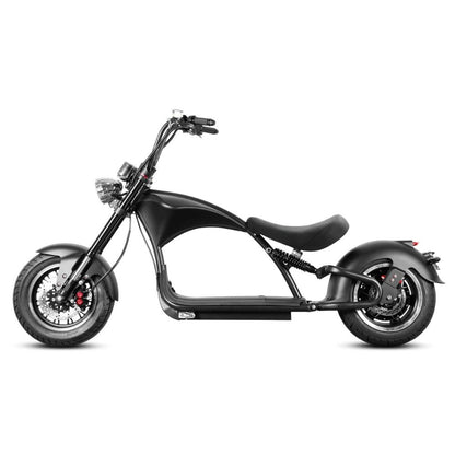 Chopper X9 Plus electric scooter with road approval: 3000W, 60V/20Ah lithium battery (black)