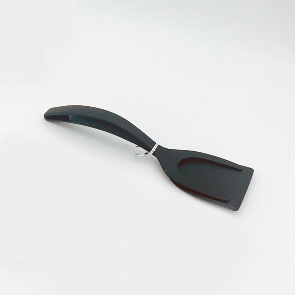 2-in-1 Spatula Tong Grip | Non-Stick: Ideal for Eggs, Pizza, Grilling, and Meat