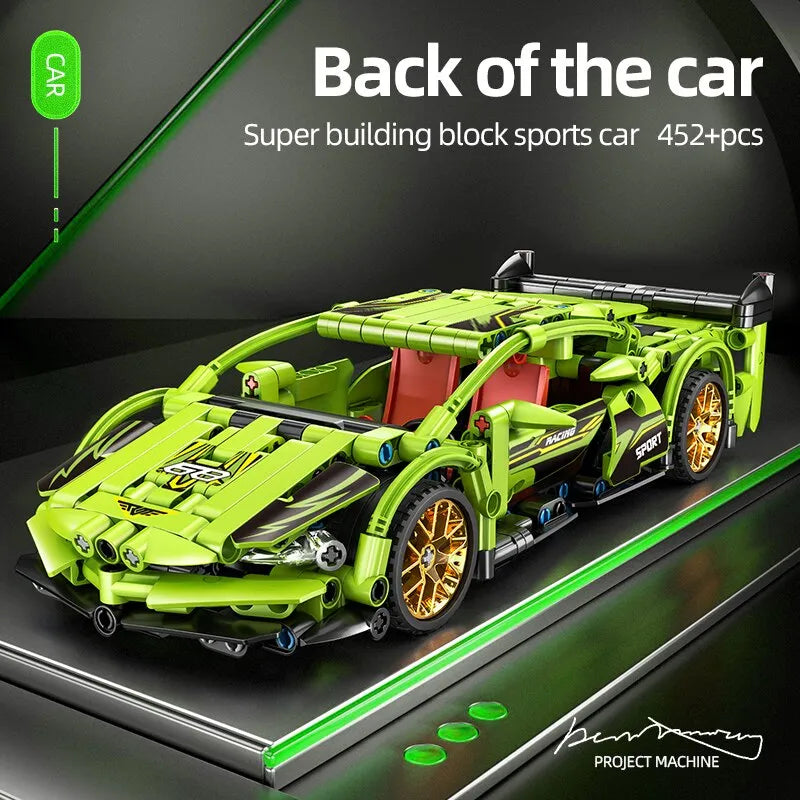 Technical Car Building Blocks Set | Sports Car Models for Tech Enthusiasts and Boys