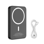 ROCOREN 10,000mAh Magnetic Power Bank: 20W Wireless Fast Charger for iPhone 15/14/13/12 Pro-Pro Max