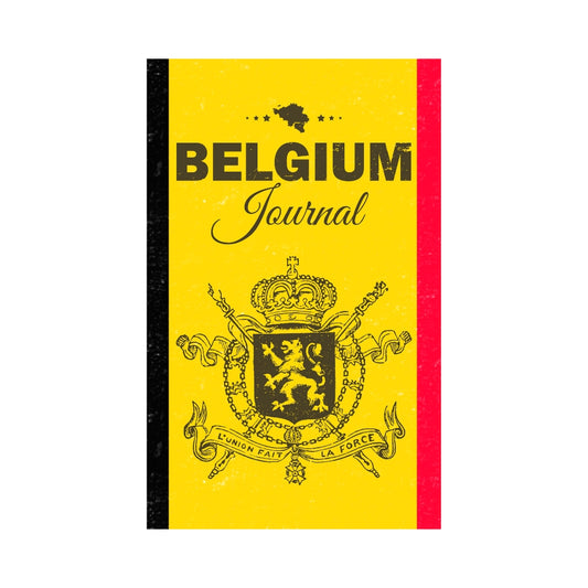 Belgium Journal: 100 pages lignées · Format A5 · Carnet inspiré de la Belgique pour souvenirs