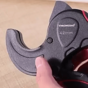 Rohrschneider aus Aluminiumlegierung: 75mm | Ideal für PVC/PU/PP/PE Schläuche - Preview GIF